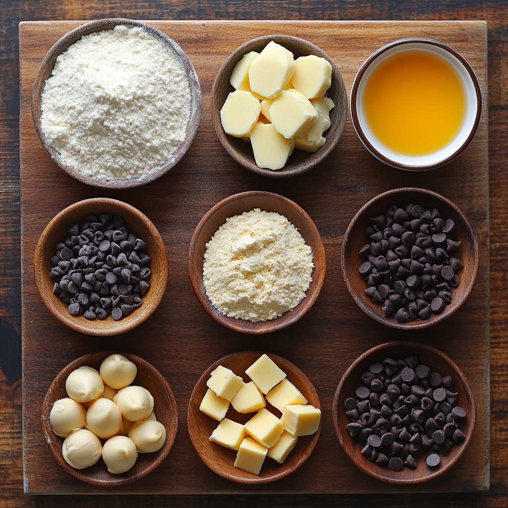 Christmas Cookie Cake ingredients