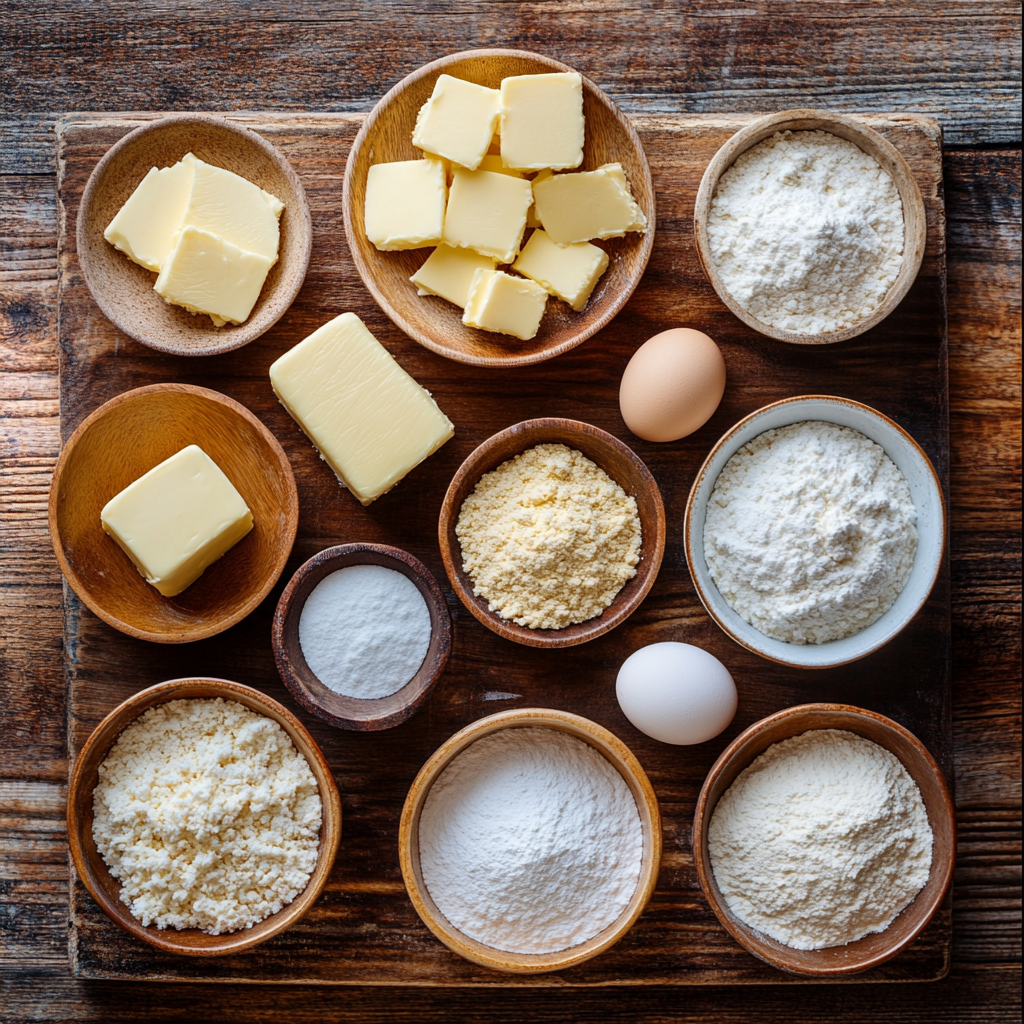 Christmas Crème Brûlée Cookies ingredients