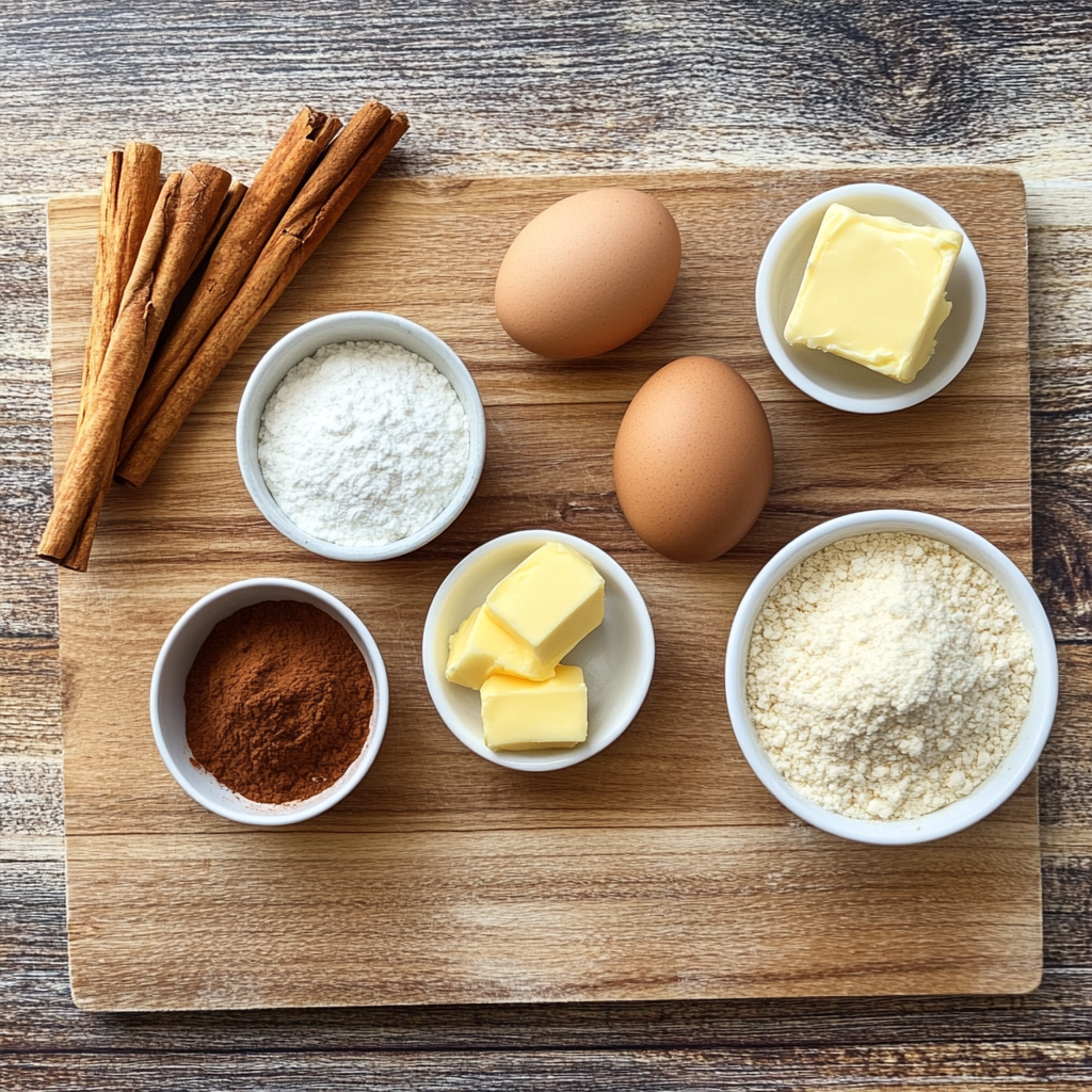 Christmas Giant Cinnamon Roll Cookie Cake ingredients