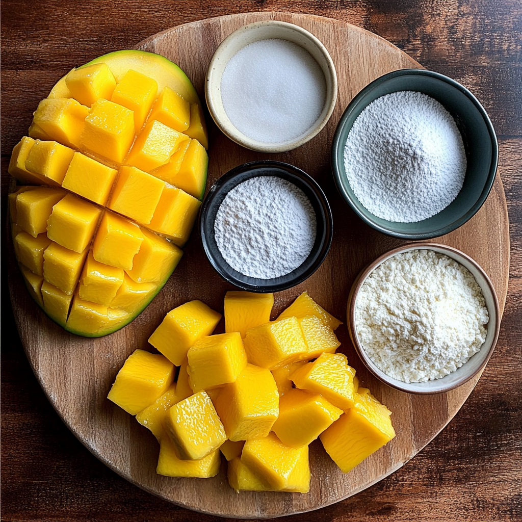 Christmas Mango Cake ingredients