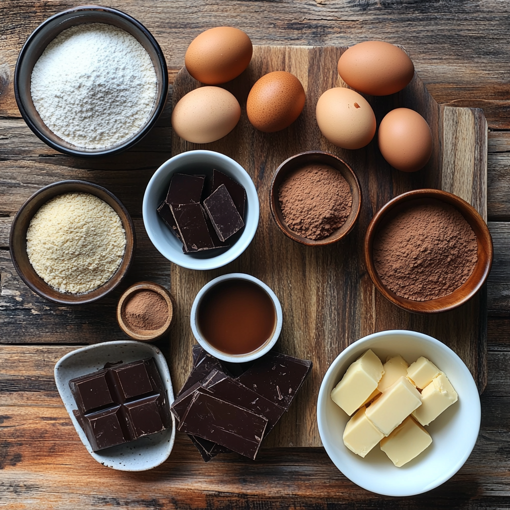 Christmas Opera Cake ingredients
