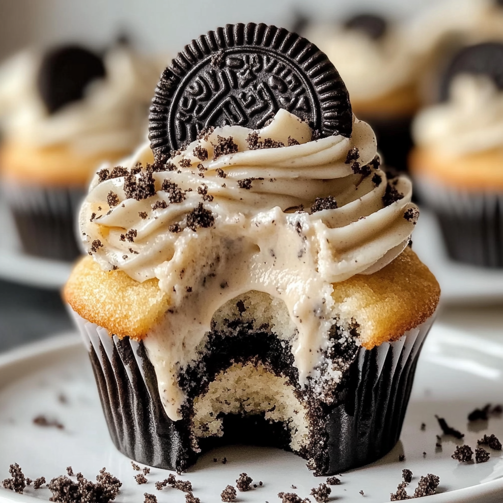 Christmas Oreo Cupcakes
