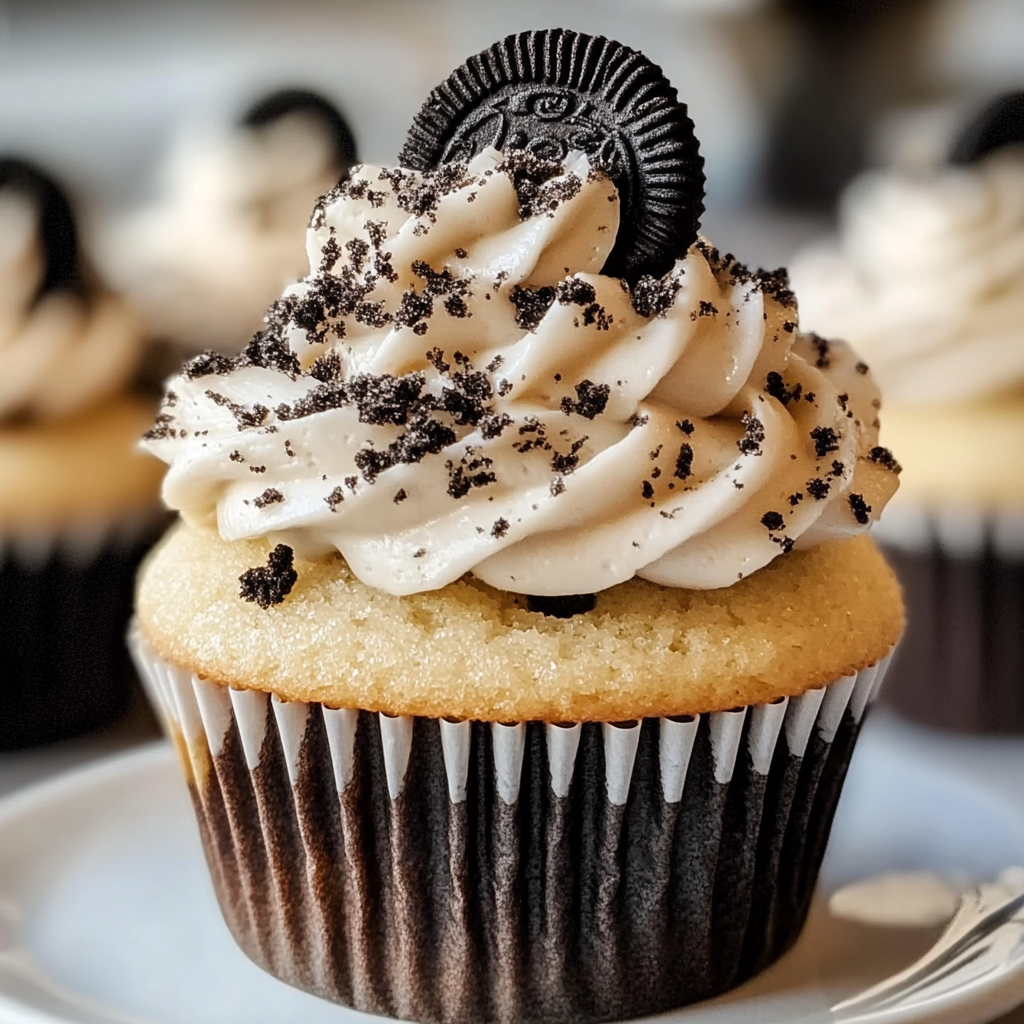 Christmas Oreo Cupcakes