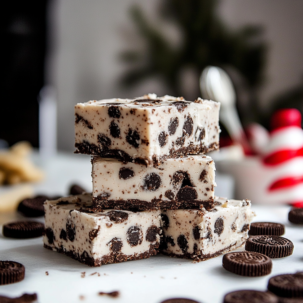Christmas Oreo Fudge