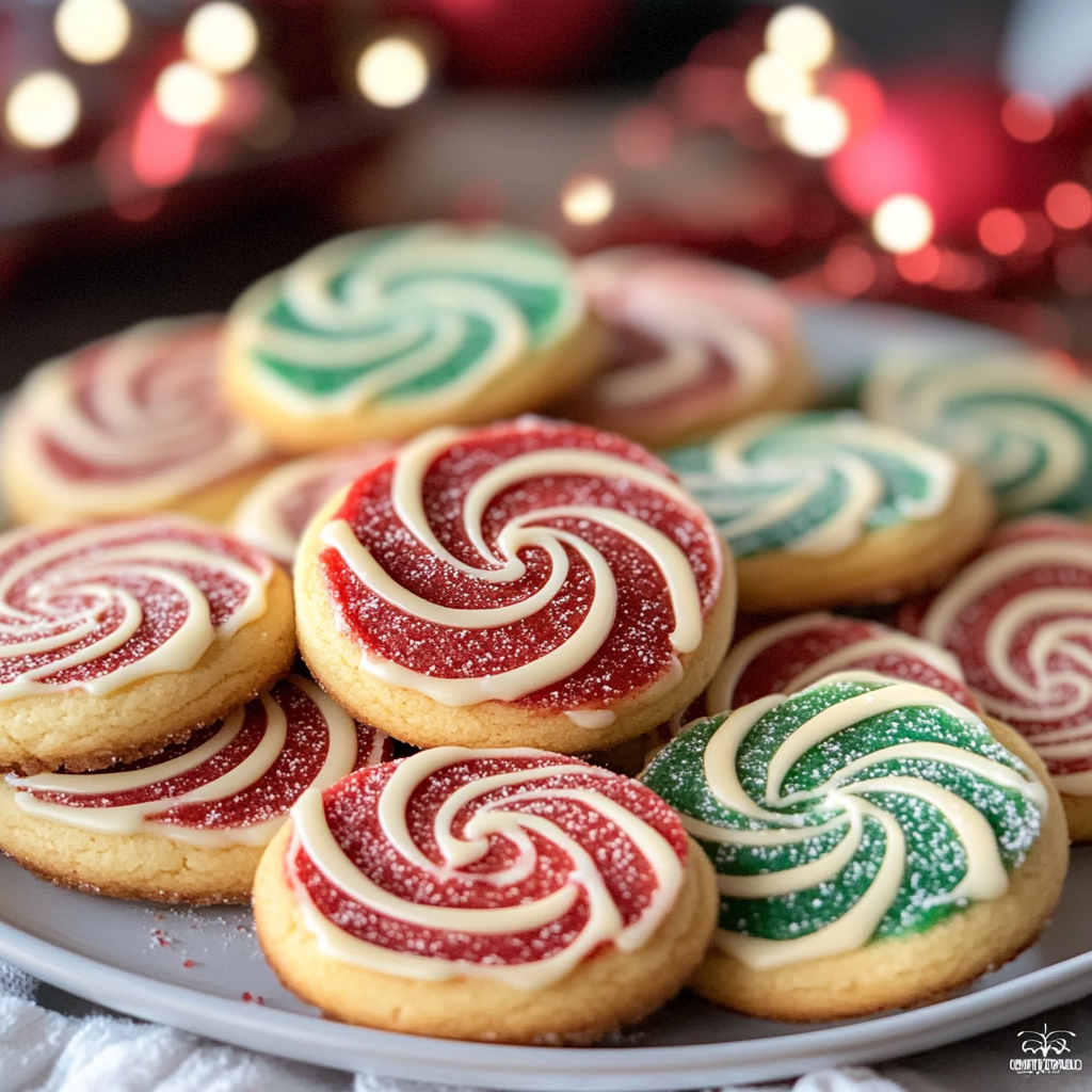 Christmas Pinwheel Cookies
