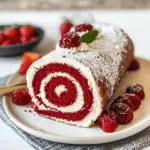 Christmas Red Velvet Cake Roll