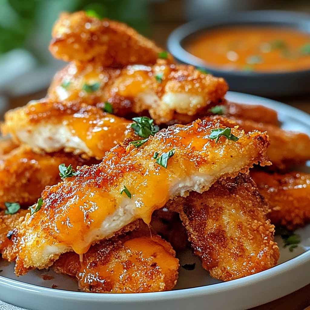 Crack Chicken Tenders: Cheesy