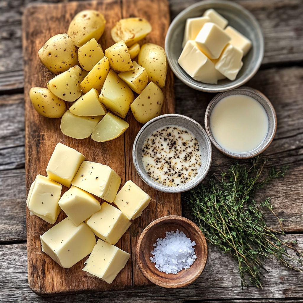 Creamy Mashed Potatoes ingredients
