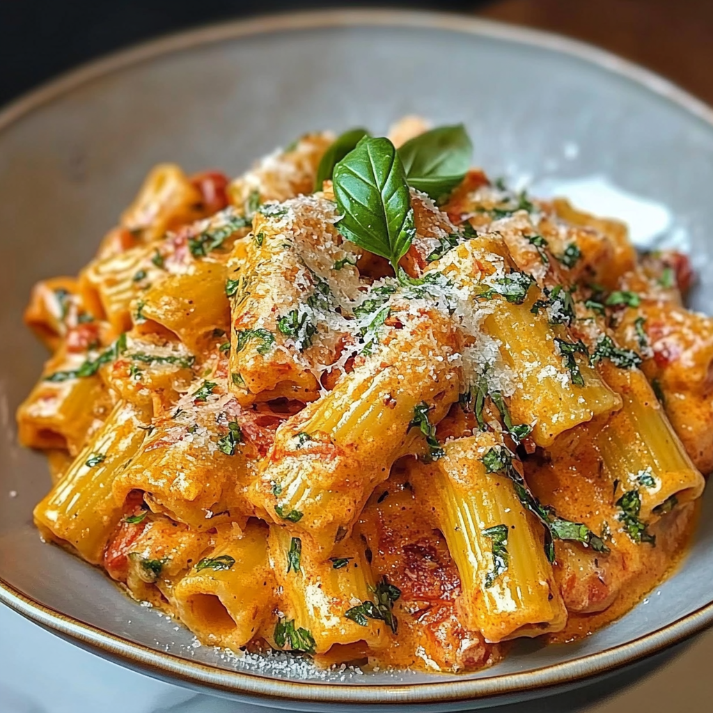 Creamy Tomato Garlic Pasta