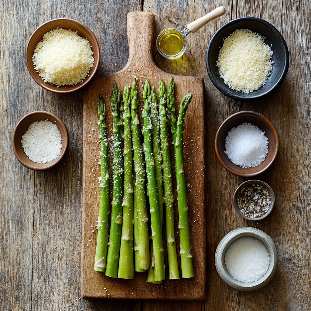 Crispy Parmesan Asparagus Fries ingredients