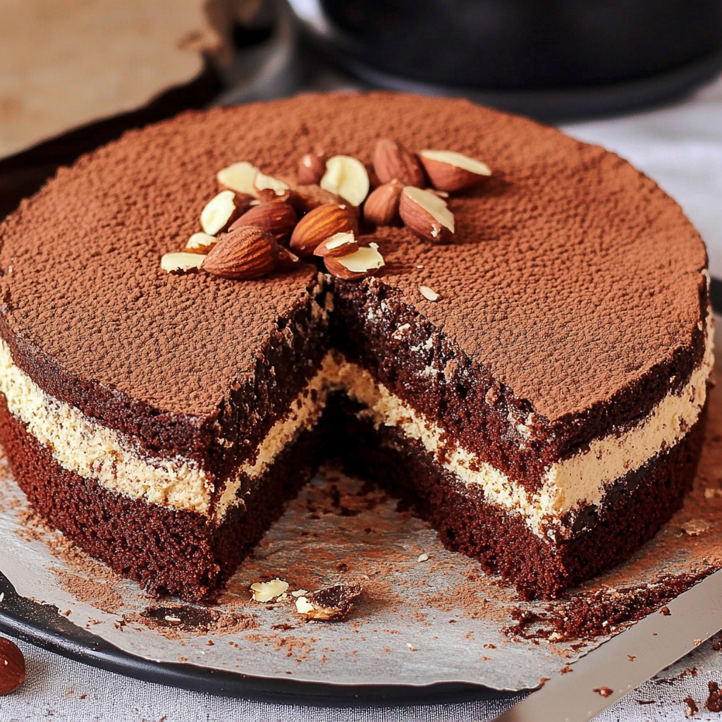 Decadent Milk Chocolate Hazelnut Torte