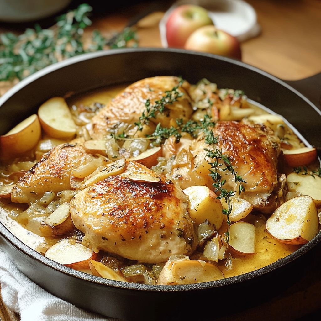 French Apple Cider Chicken