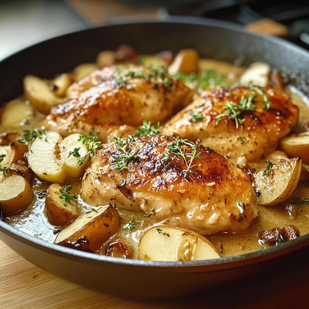 French Apple Cider Chicken