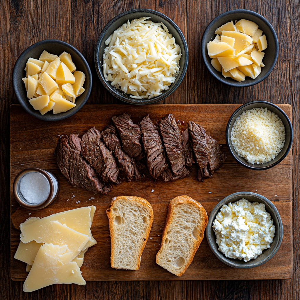 French Dip Squares ingredients