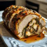 Garlic and Herb Turkey Roulade