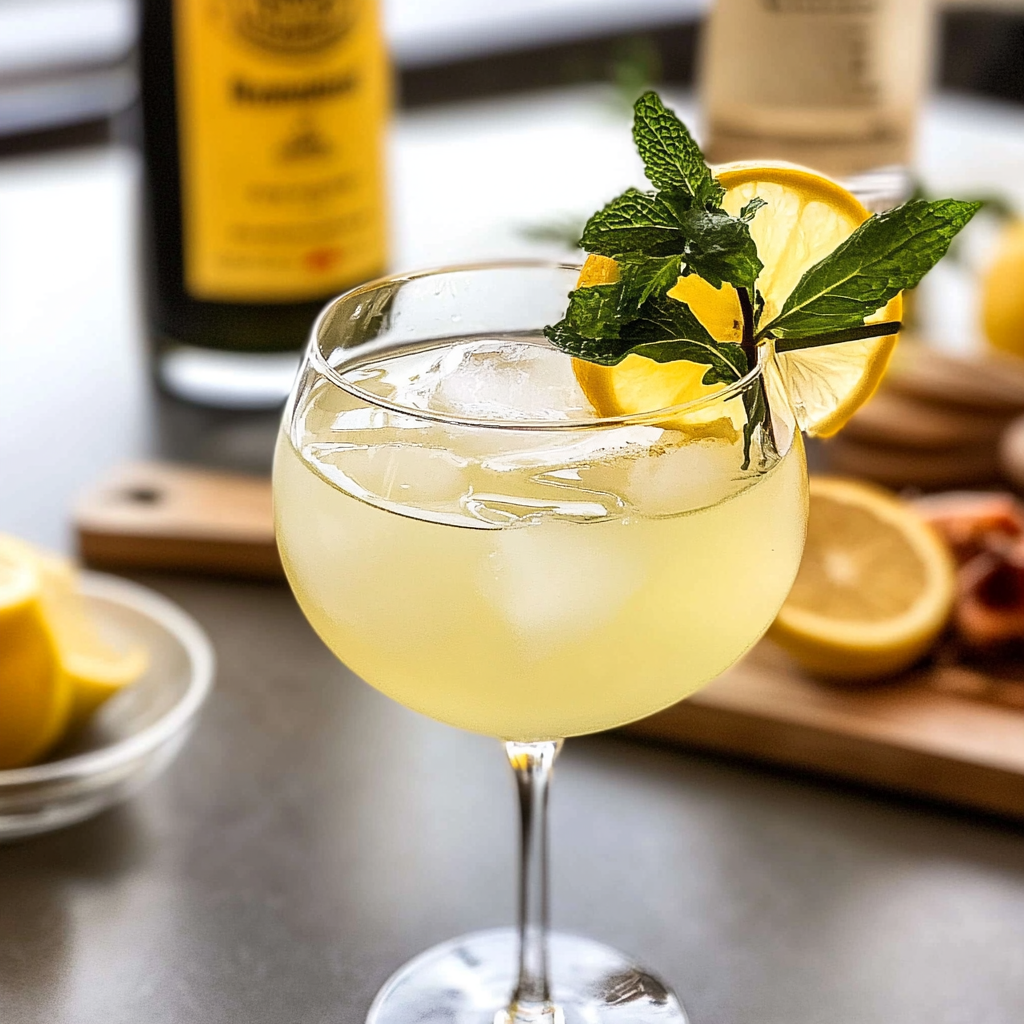 Holiday No-Alcohol Limoncello Spritz