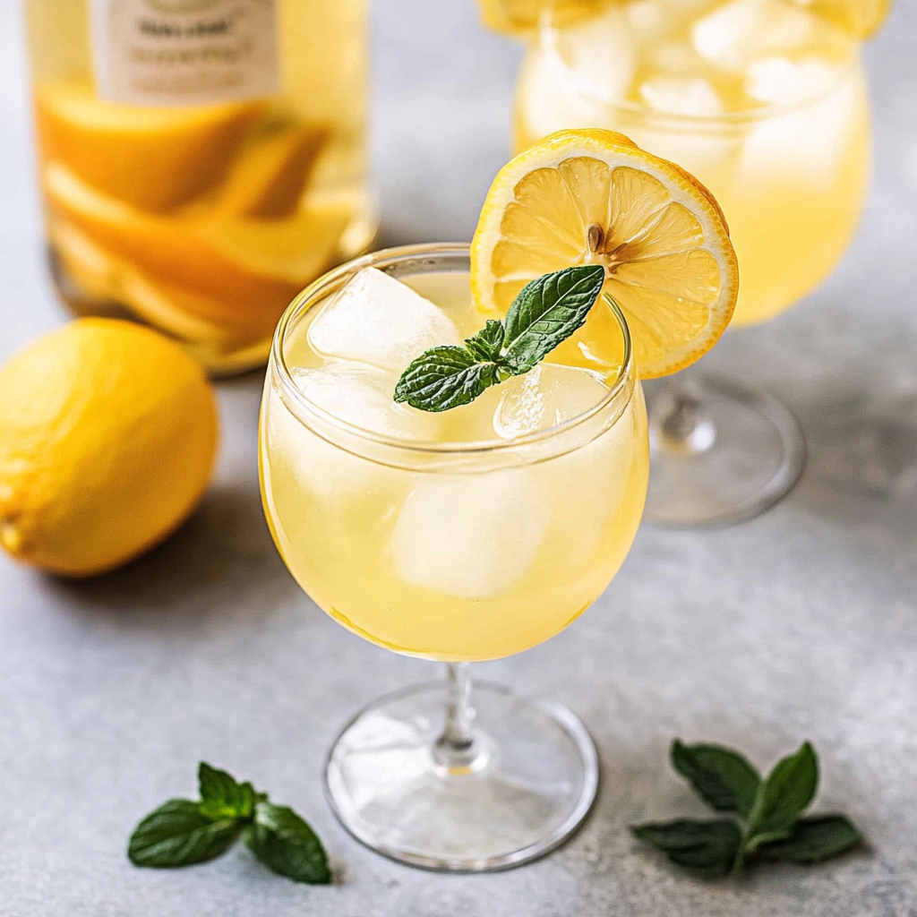 Holiday No-Alcohol Limoncello Spritz