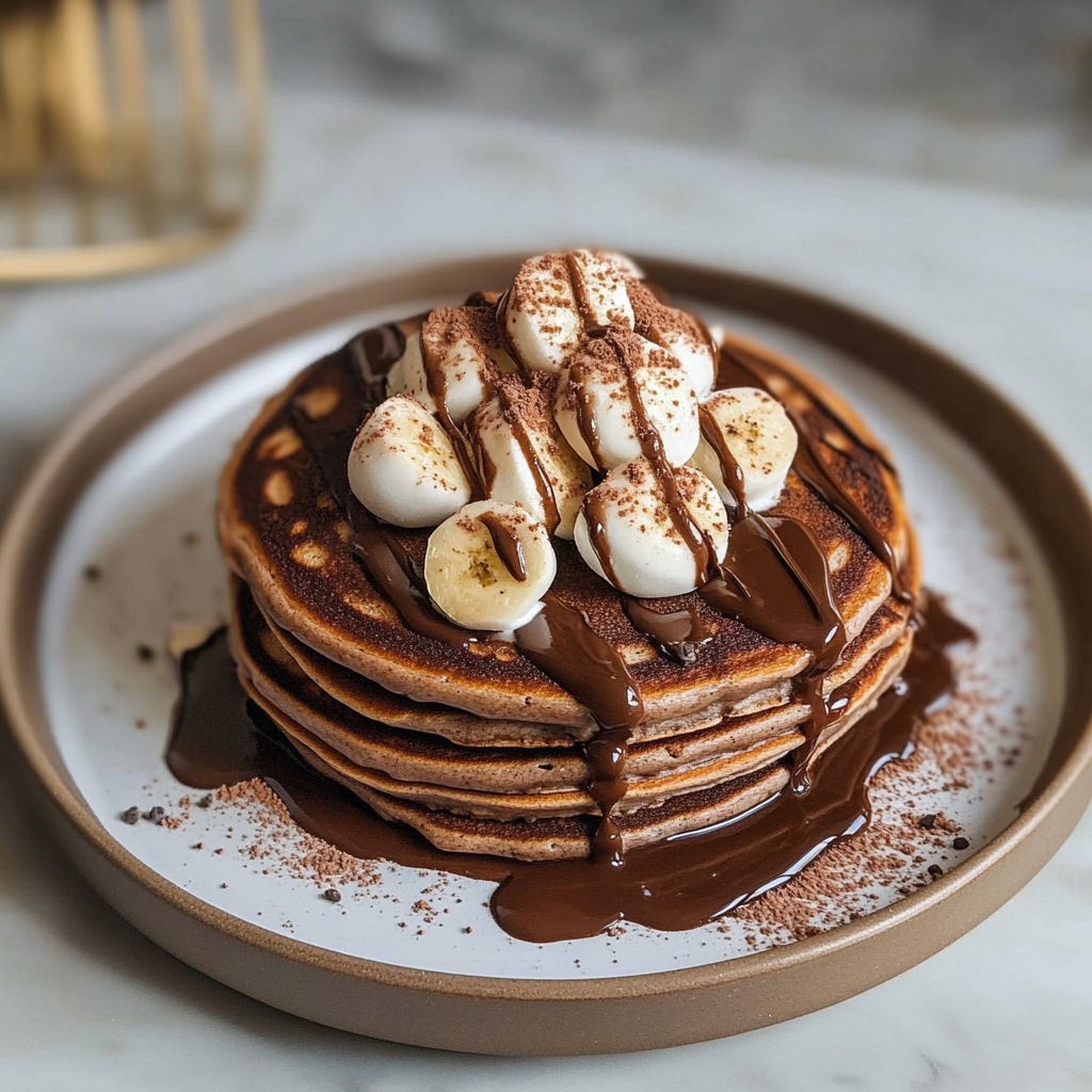 Hot Chocolate Pancakes