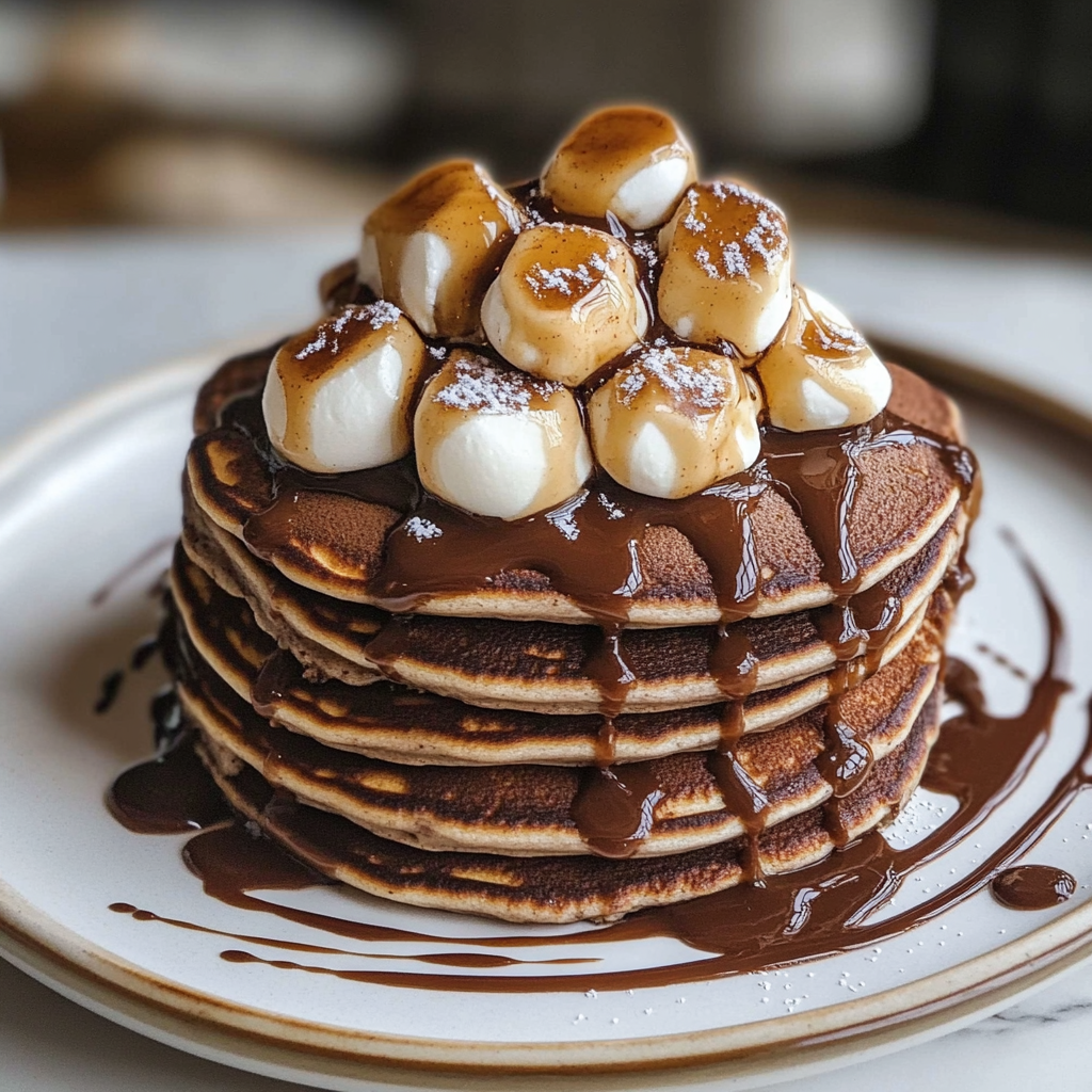 Hot Chocolate Pancakes