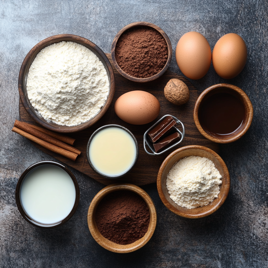 Hot Chocolate Pancakes ingredients