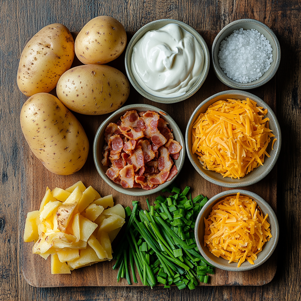 Loaded Smashed Tater Tots ingredients