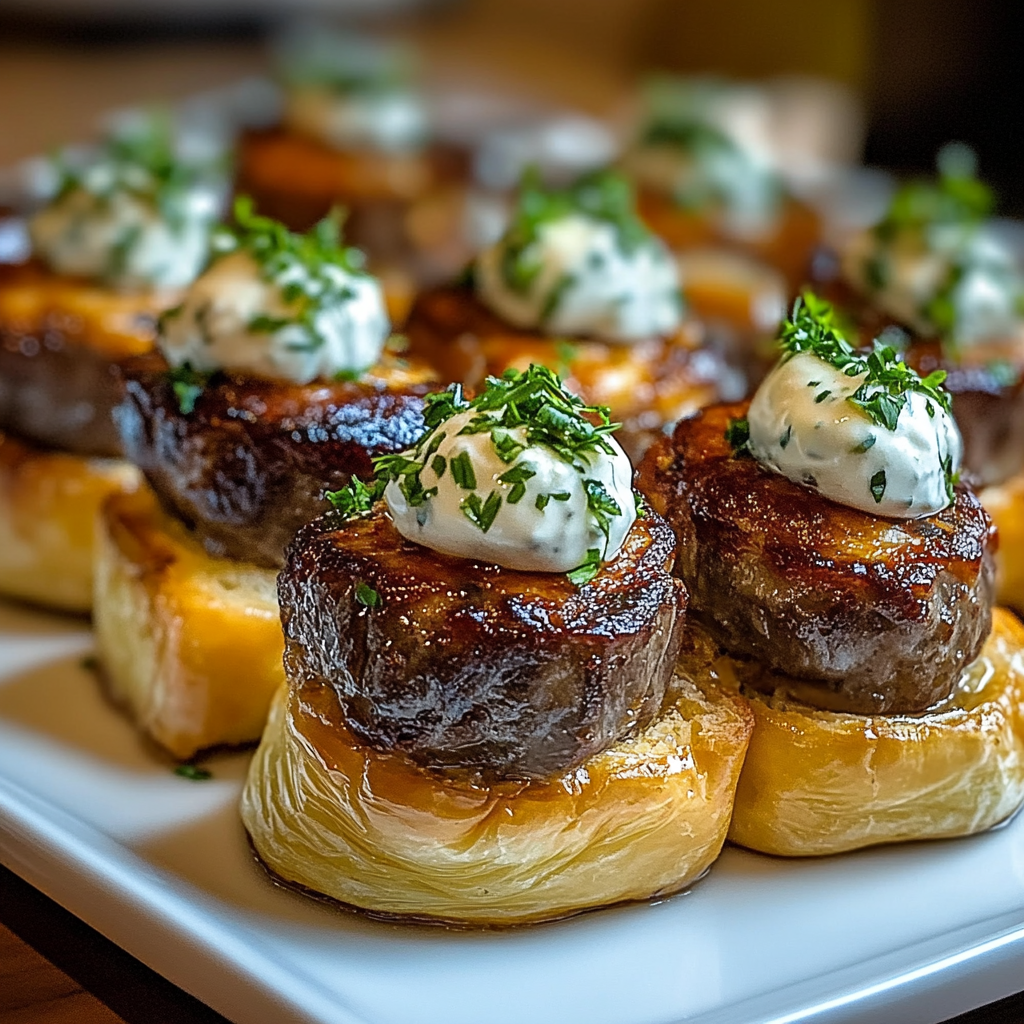 Mini Beef Wellington Bites