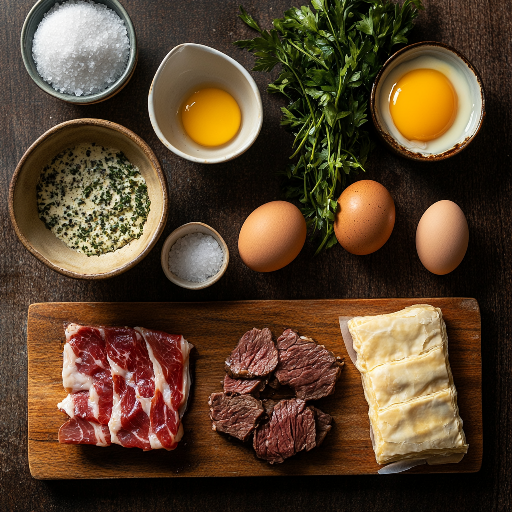 Mini Beef Wellington Bites ingredients