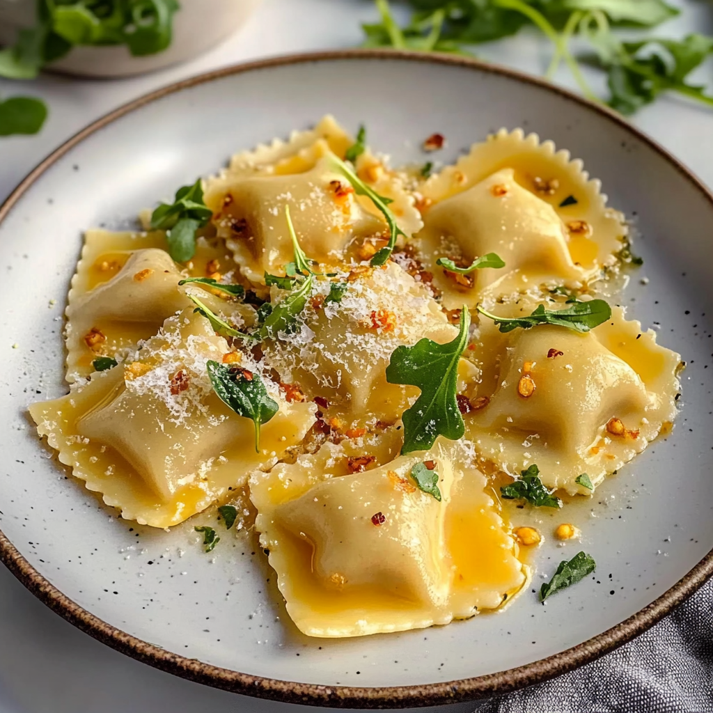 Parmesan Pumpkin Ravioli