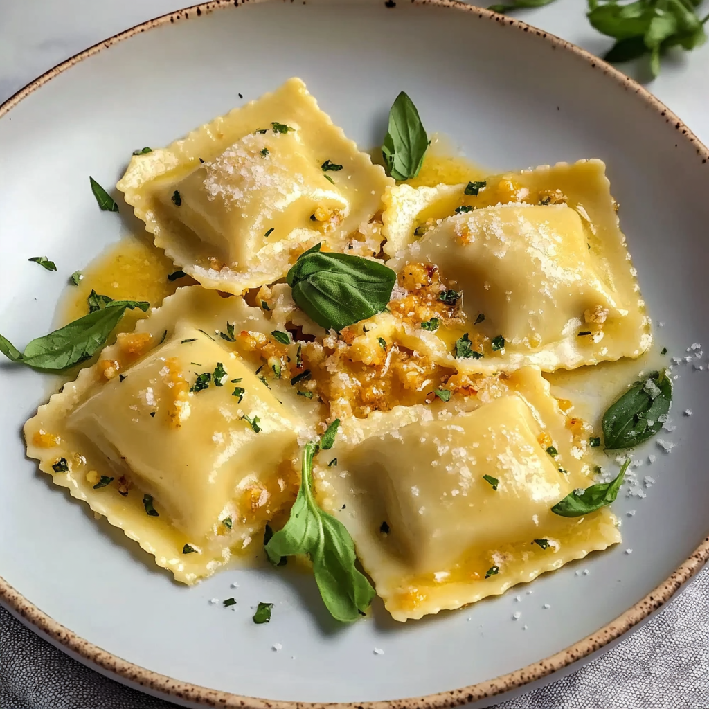 Parmesan Pumpkin Ravioli