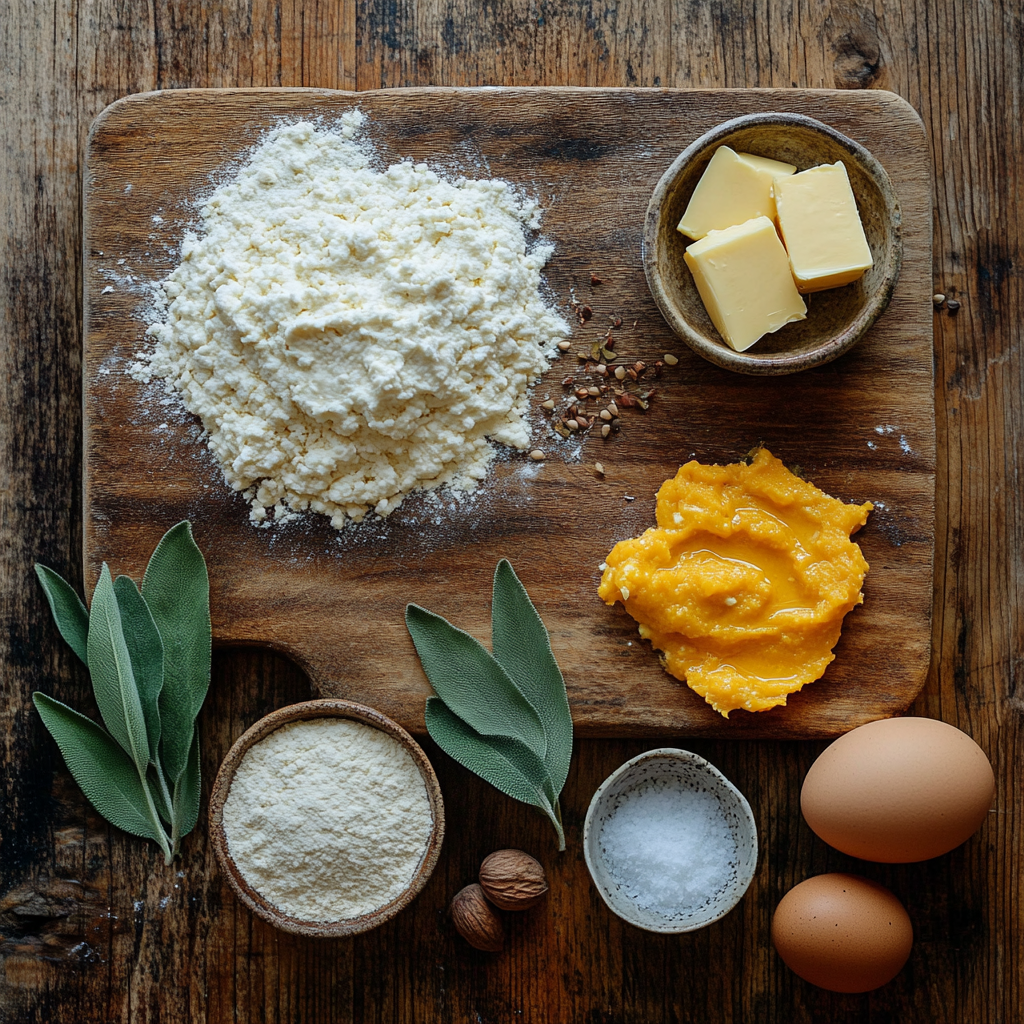 Parmesan Pumpkin Ravioli ingredients