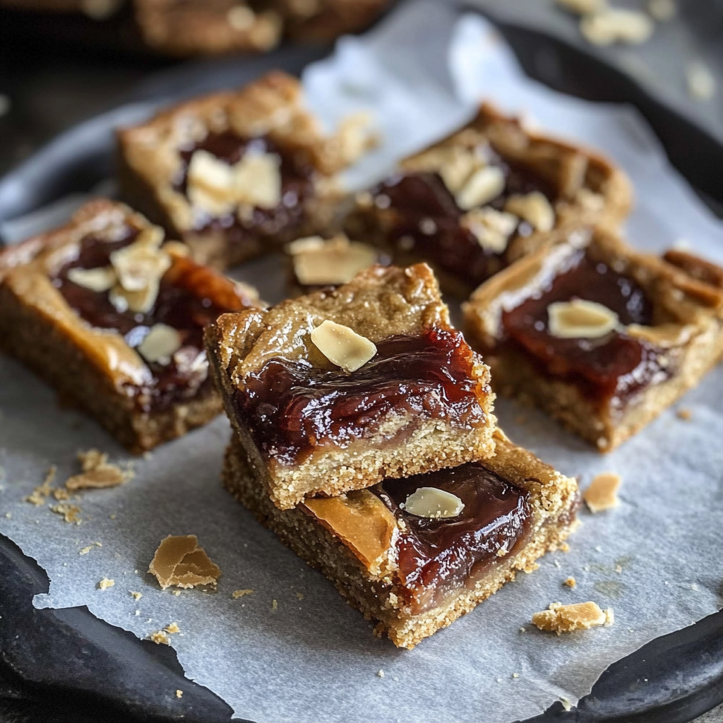 Peanut Butter & Jelly Cookie Bars
