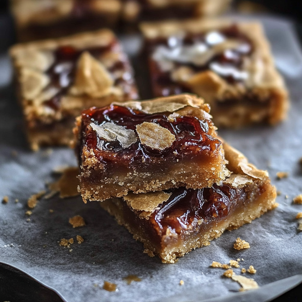 Peanut Butter & Jelly Cookie Bars