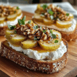 Pear & Honey Ricotta Toast