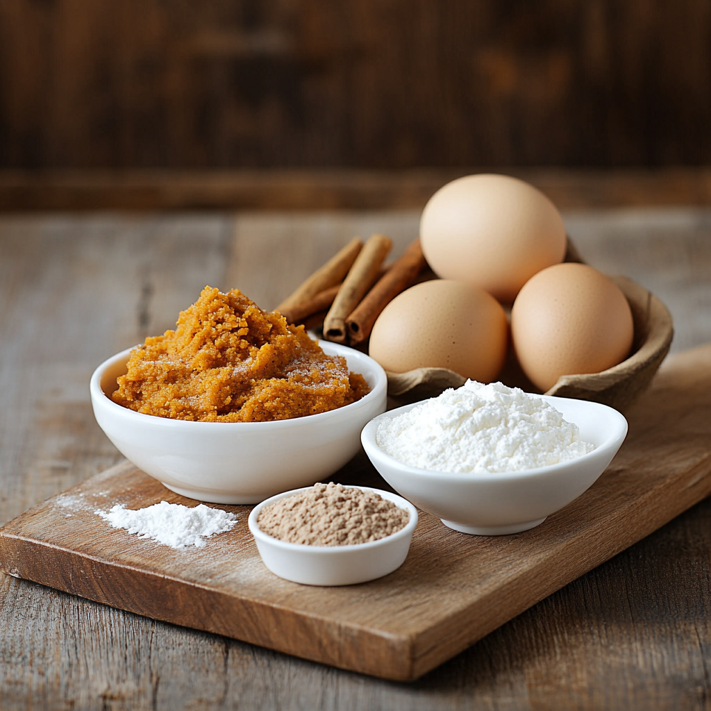 Pumpkin Pie in a Jar ingredients