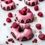 Raspberry Cake Donuts