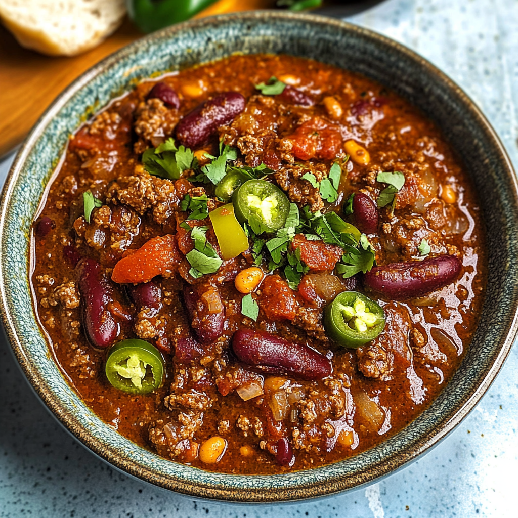 Rib and Chorizo Chili