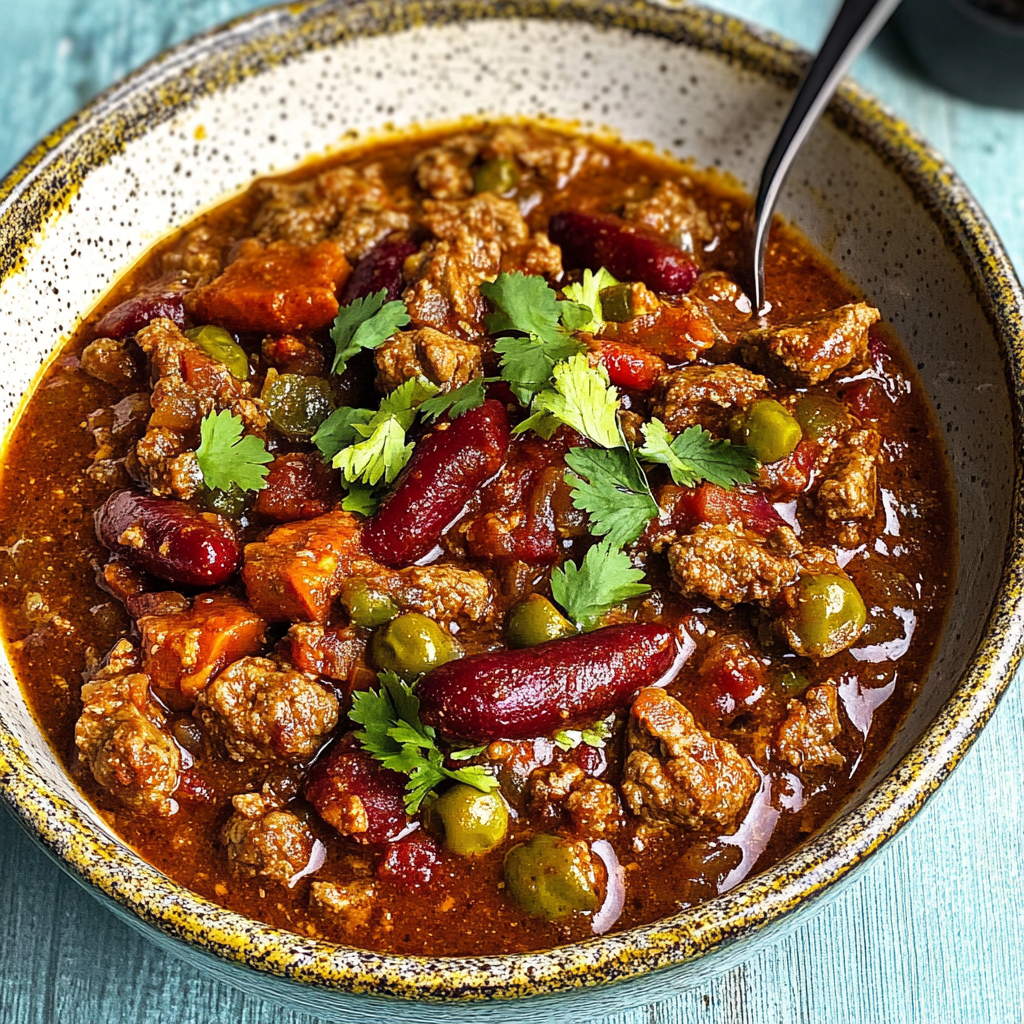 Rib and Chorizo Chili