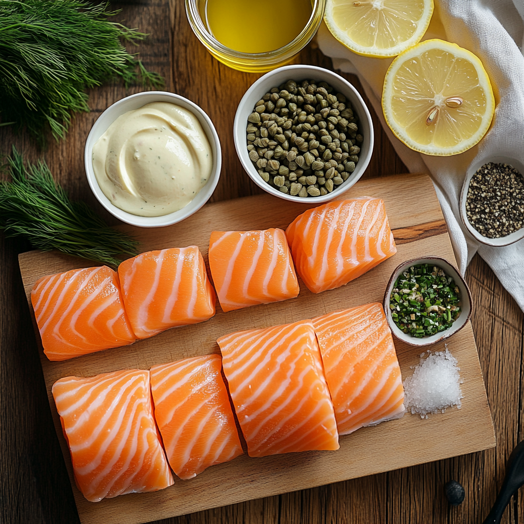 Salmon Rillettes ingredients