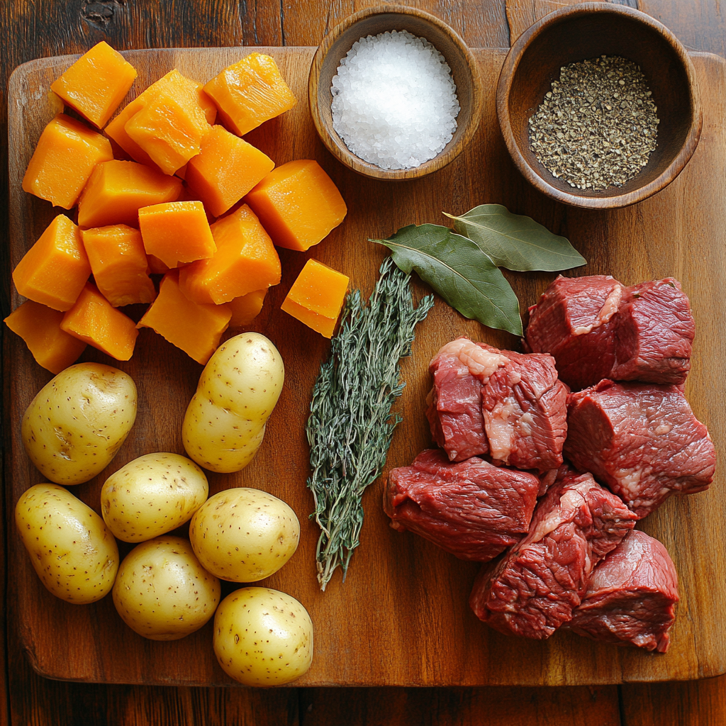 Slow-Cooker Pot Roast ingredients