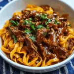 Slow Cooker Korean Beef Noodles
