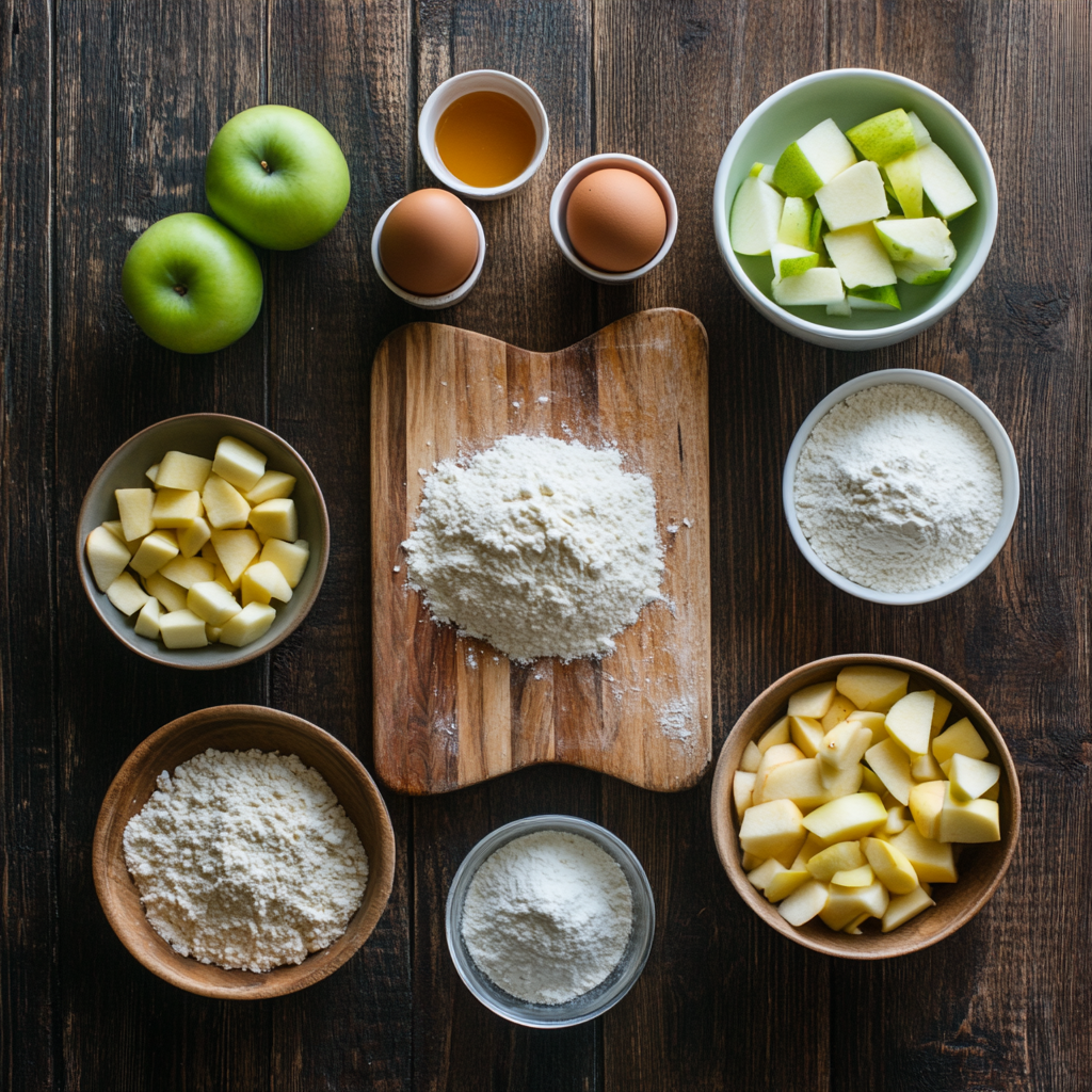 Soft & Chewy Caramel Apple Cookie ingredients