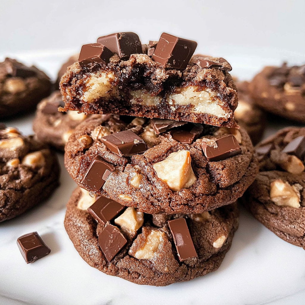 Soft & Chewy Kit Kat Chunk Cookies