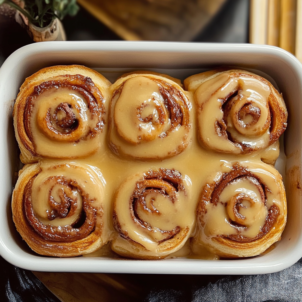 Soft & Gooey Gingerbread Cinnamon Rolls