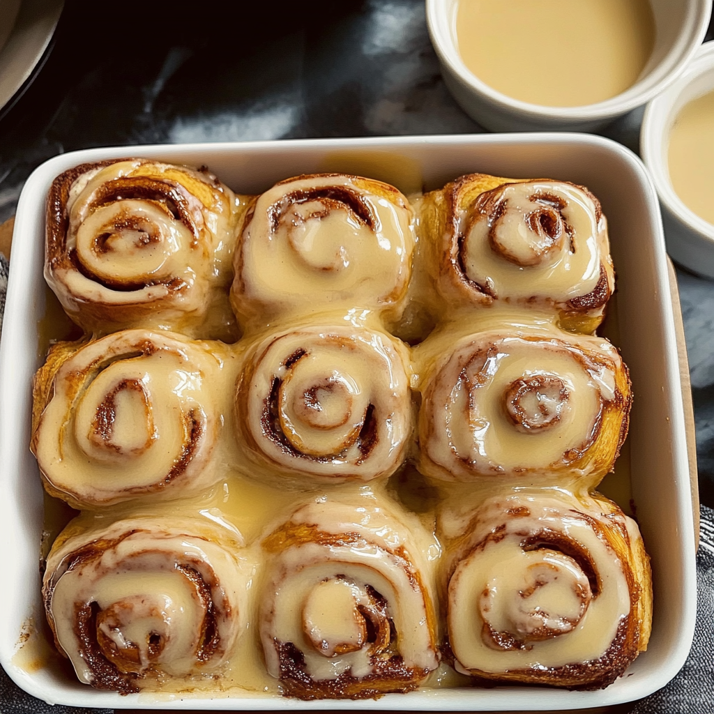 Soft & Gooey Gingerbread Cinnamon Rolls