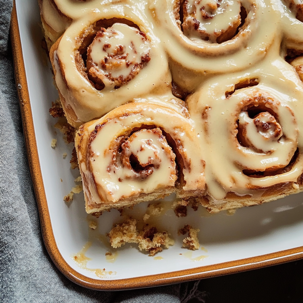 Soft & Gooey Gingerbread Cinnamon Rolls