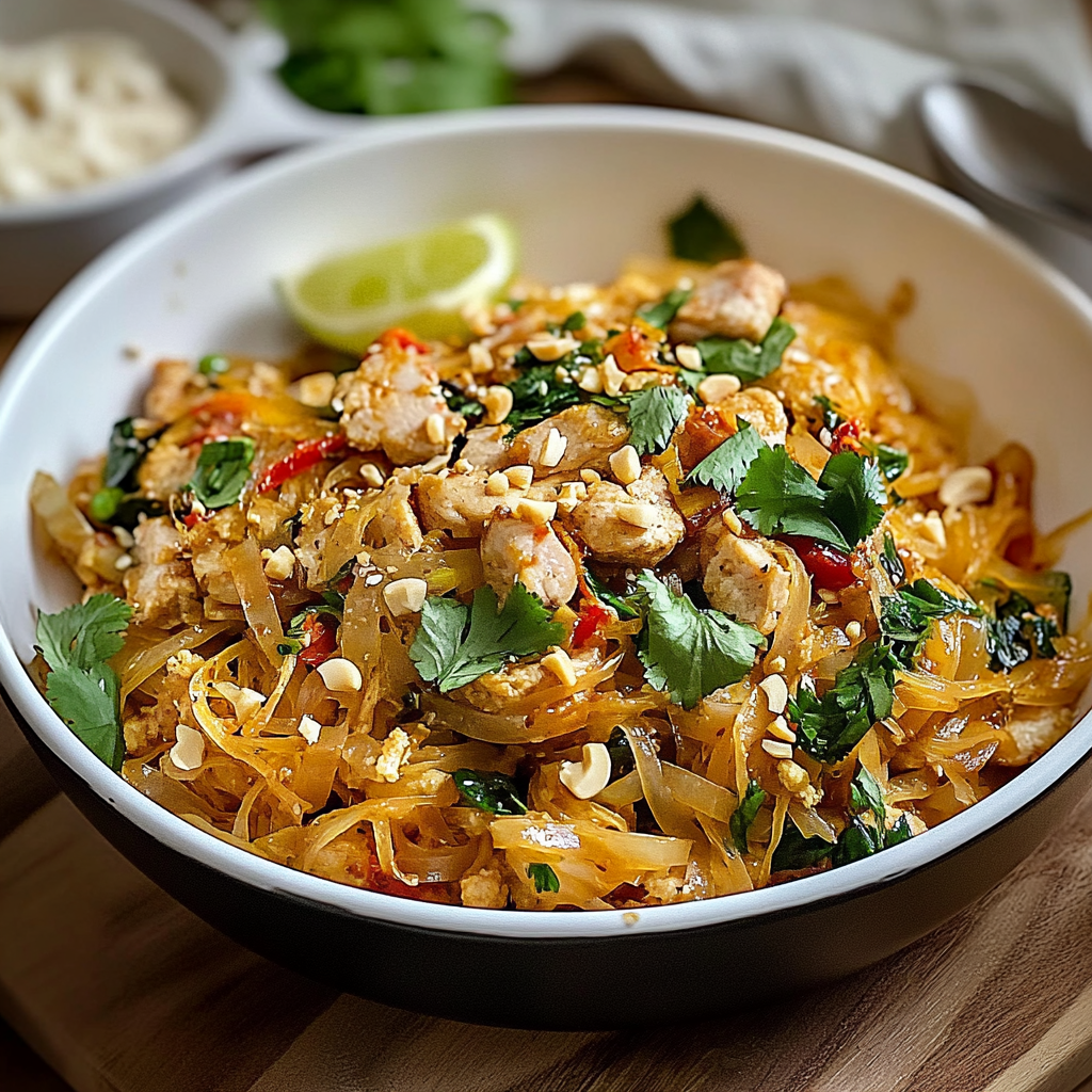 Spaghetti Squash Pad Thai
