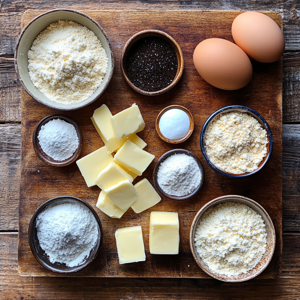 Sticky Toffee Blondies ingredients