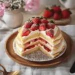 Strawberry Crepe Cake
