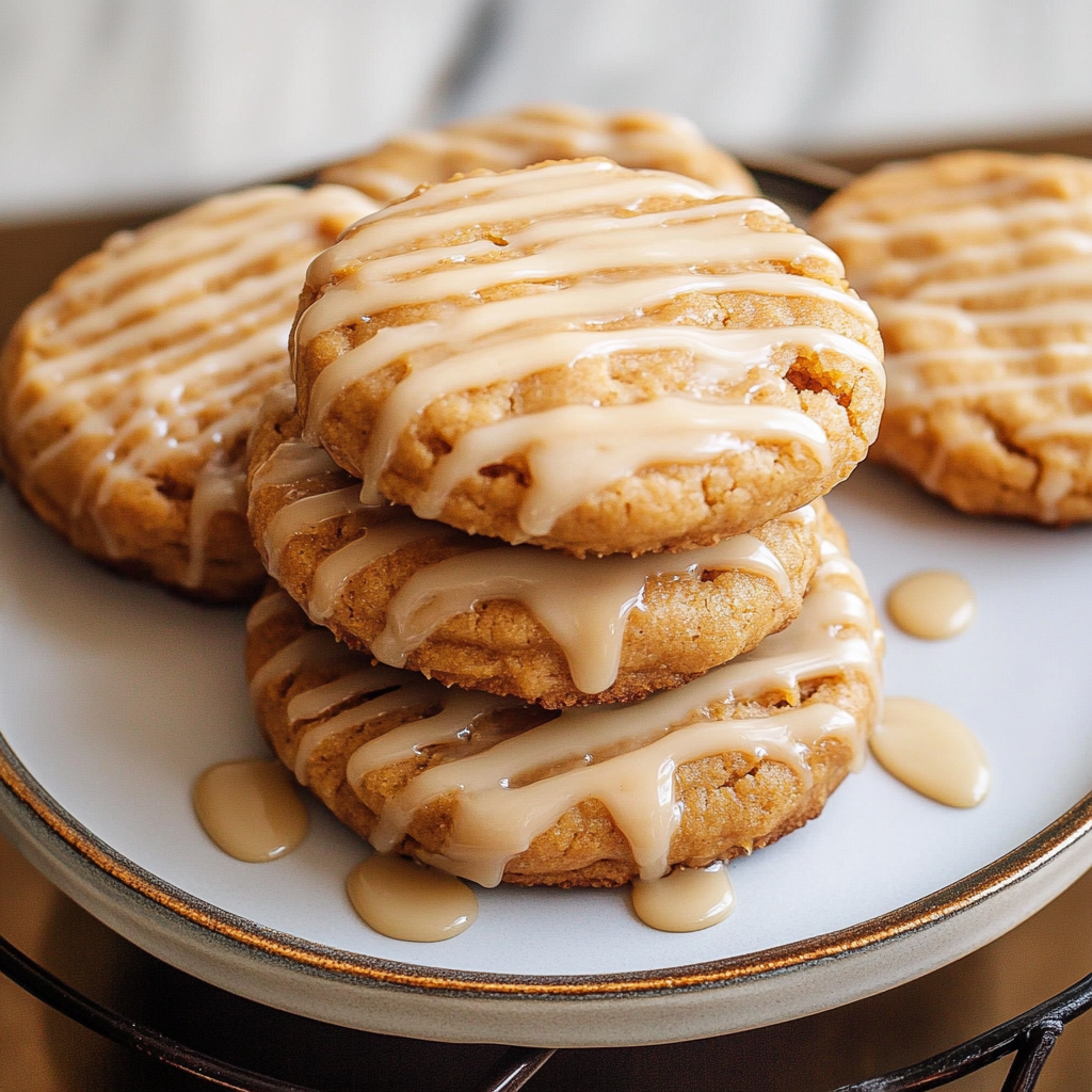 Sweet Potato Cookies with Maple Glaze