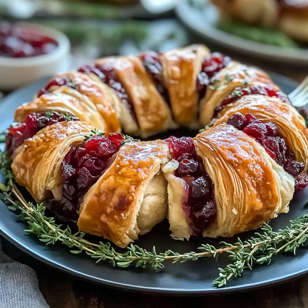 Turkey Cranberry Crescent Ring Recipe